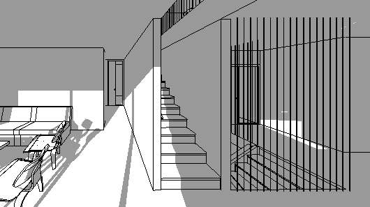 vy tv-rum och trappa vy tv-rum och trappa